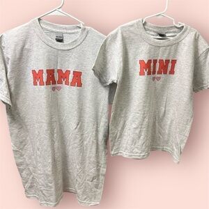 Mama & Mini (Mommy and Me) shirts adult medium child XS